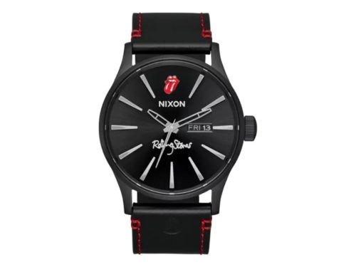 Rolling Stones Sentry Leather All Black Nixon