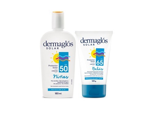 Kit Protector Solar Dermaglós Bebés y Niños Protección Alta