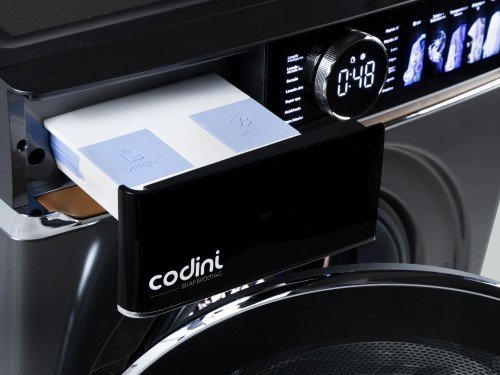 Lavasecarropas Codini 10KG Carga Frontal Gris