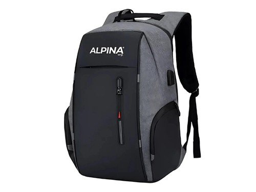 Mochila Antirrobo Porta Notebook 15.6" C/Usb Antidesgarro 1322 Alpina