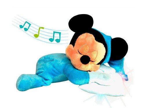 Peluche Para Dormir Plush Disney Mickey Mouse Sleeping Baby Con Sonido