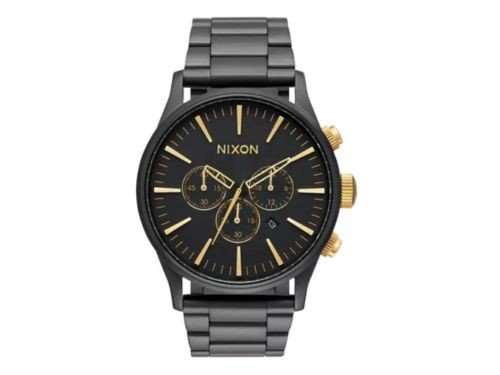 Sentry Chrono Matte Black / Gold Nixon