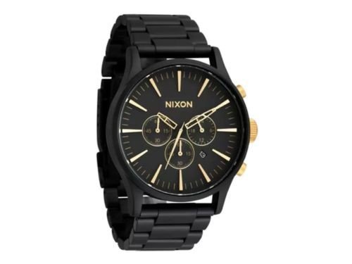 Sentry Chrono Matte Black / Gold Nixon