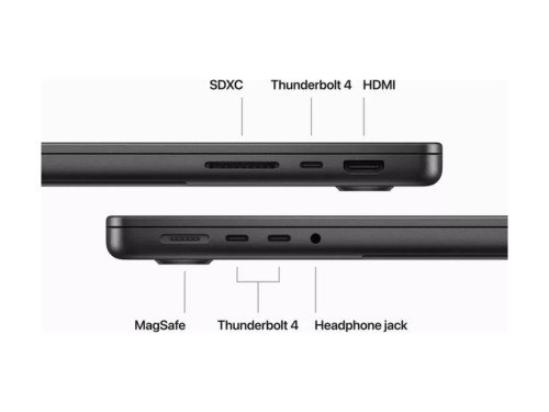 Macbook Pro 14.2 M3 8c Cpu 10c Gpu 512ssd Gris Spacial - Gris Espacial