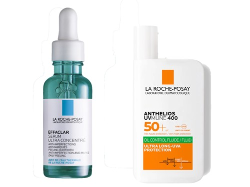 LA ROCHE POSAY EFFACLAR SERUM 30ML + ANTHELIOS OIL CONTROL FLUIDO 50ML