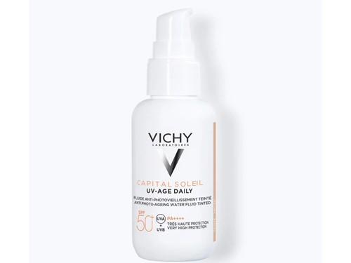 VICHY CAPITAL SOLEIL UV AGE DAILY COLOR LIGHT FPS 50+ CREMA 40ML