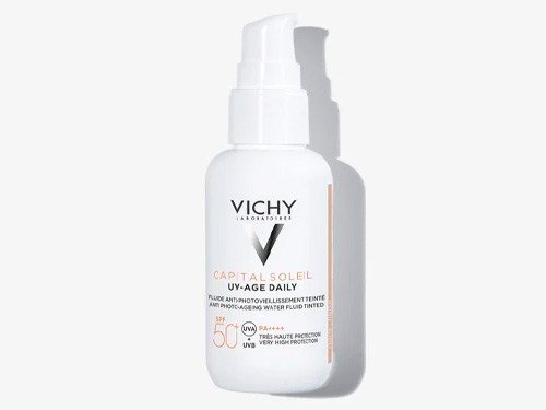 VICHY CAPITAL SOLEIL UV AGE DAILY COLOR MEDIUM FPS 50+ CREMA 40ML