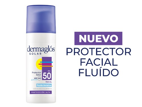 Protector Solar Dermaglós Facial FPS 50 Emulsión Fluida 50g