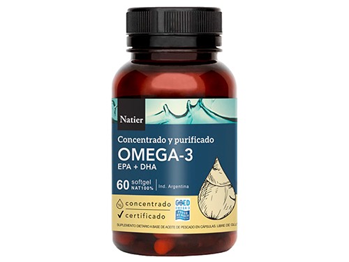 Natier Omega 3 Soft Gel x60 Cápsulas
