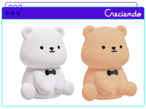 Luz De Noche Mega Baby Lampy Teddy Para Bebes