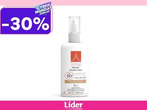 Cepage Filtres Fluide Color Fotoprotector Fluído Con Color FPS50 x50Ml