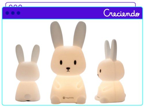 Luz De Noche Mega Baby Shiny Rabbit Para Bebés