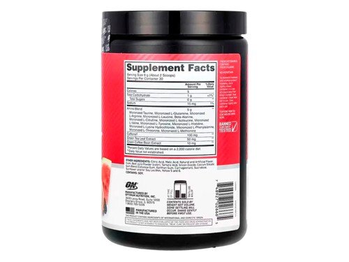 On Optimum Nutrition Amin.o Energy Aminoacidos Frutal 270g