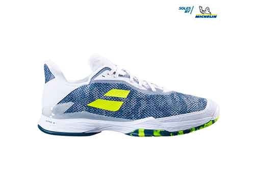 Zapatilla Babolat Jet Tere Clay White/Dark Blue