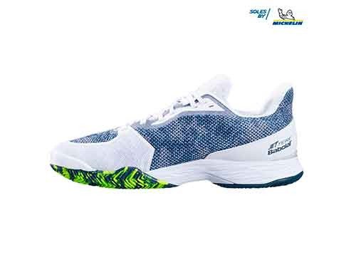 Zapatilla Babolat Jet Tere Clay White/Dark Blue