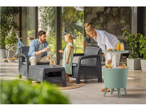 Frapera Mesa Cool Bar Verde Pastel