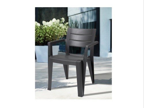 Silla De Jardin Julie Gris Grafito