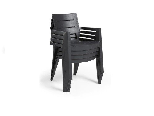 Silla De Jardin Julie Gris Grafito