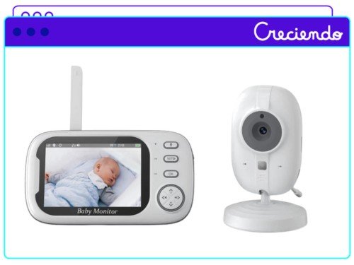 Monitor Para Bebes Mega Baby Rotacion 360° Camara