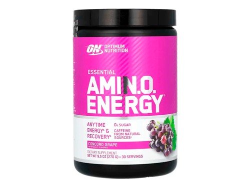 On Optimum Nutrition Amin.o Energy Aminoacidos Grape 270g