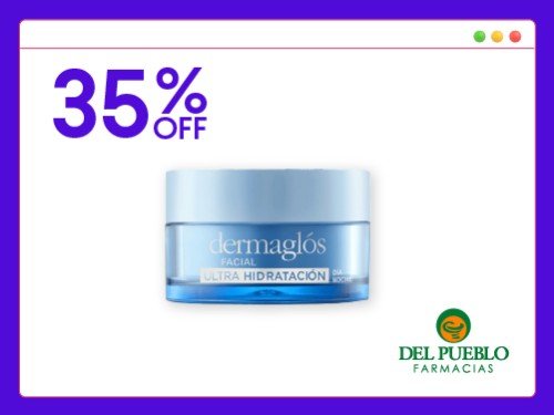 Crema Gel Dermaglos Facial Ultra Hidratacion x 50 gr