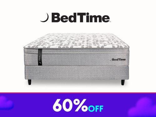 Sommier 2 Plazas BedTime Classic (140x190cm)