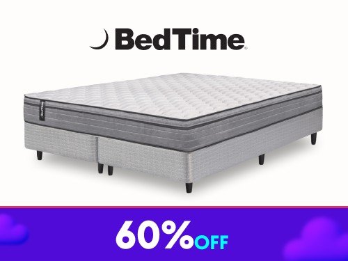 Sommier Queen BedTime Exotic Pocket (160x200cm)