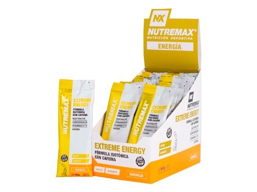Nutremax Extreme Energy Suplemento Sobres Sabor Naranja 800g