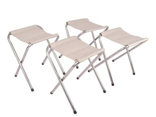 Mesa + 4 Banquetas Camping 120x62cm Plegables