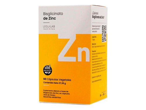 Leguilab Bisglicinato De Zinc Suplemento Antioxidante X 60c