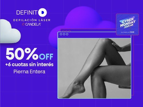 Depilación Laser. 6 sesiones en Pierna Entera