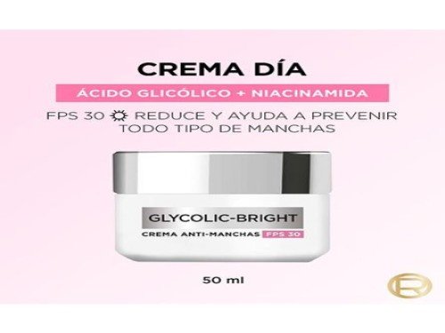LOREAL GLYCOLIC BRIGHT DIA Crema facial x 50ml