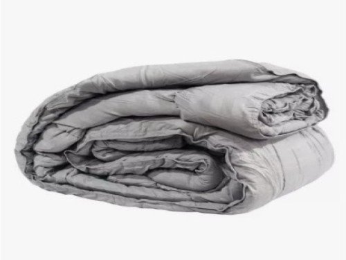 ACOLCHADO QUEEN SIMIL PLUMON PLUMAGE GRIS AMIANTO FULLBLANC