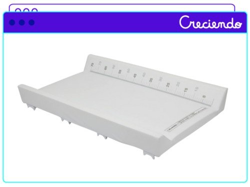 Cambiador Rígido para Bebé Mega Baby Antivuelco, Impermeable y Seguro