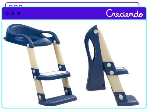 Escalera De Baño Infantil Mega Baby Clauds Con Antideslizante