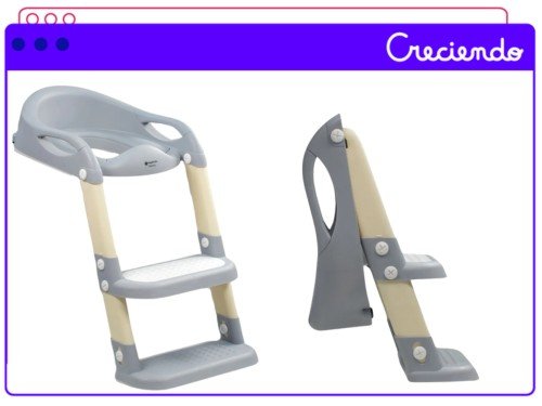 Escalera De Baño Infantil Mega Baby Clauds Con Antideslizante