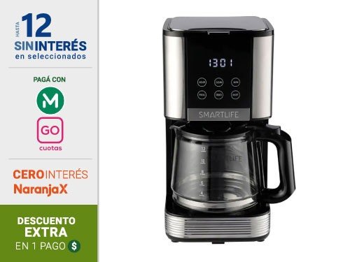 Cafetera Smartlife SL-CMD1520 1.5L Digital