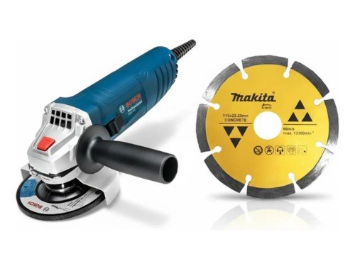 Amoladora Angular 840W 115MM Industrial Bosch GWS850 + Disco Makita