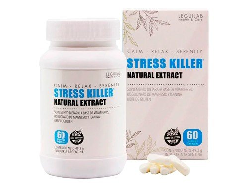 Leguilab Stress Killer Suplemento Con Magnesio Relax X 60c