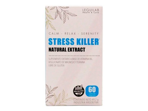 Leguilab Stress Killer Suplemento Con Magnesio Relax X 60c