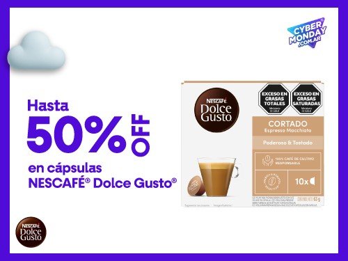 Cápsulas de café NESCAFÉ Dolce Gusto Cortado Caja x10 Unidades