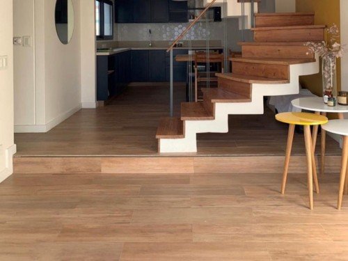 Porcelanato Símil Madera Ilva Roble Identica 22,5x90 - Primera Calidad