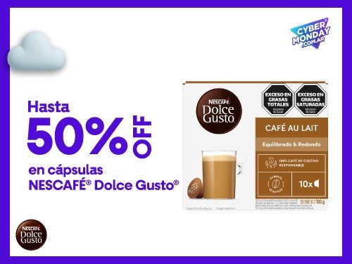 Cápsulas de café NESCAFÉ Dolce Gusto Café Au Lait x10 Unidades