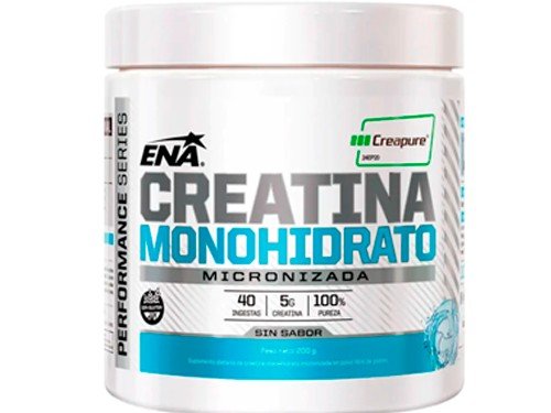 Ena Sport Creatina Monohidrato Micronizada Sin Sabor 200g