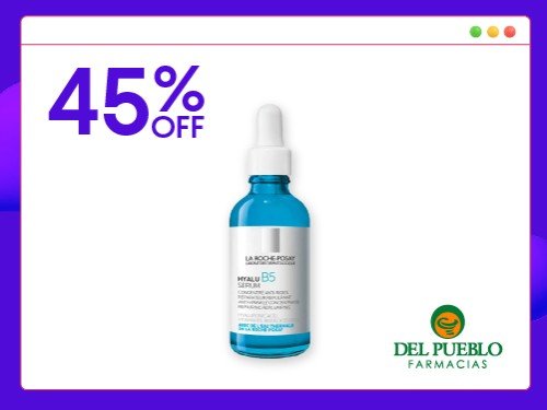 Serum antiedad con ácido hialurónico HYALU B5 La Roche Posay x30ml