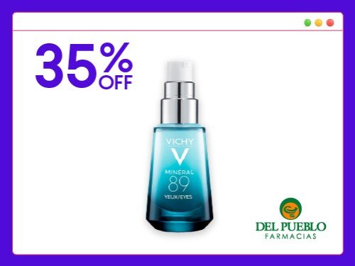 Contorno de Ojos Vichy Mineral 89 x 15 ml