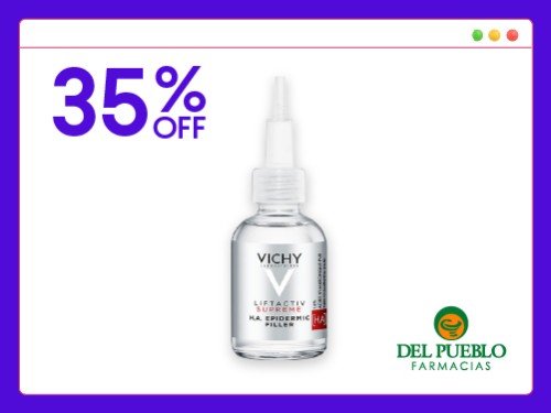 Serum anti edad con 1.5% de ácido hialurónico Liftactiv Supreme x 30ml