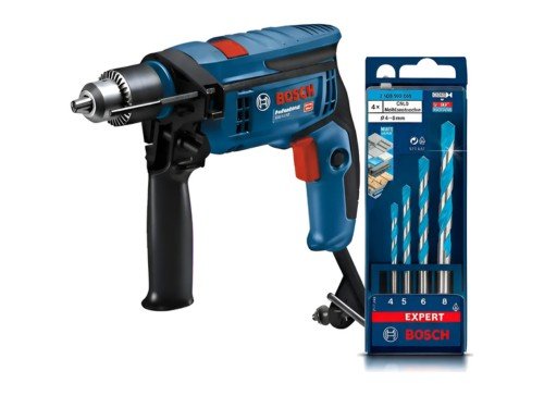 Taladro Percutor Bosch 750w 13mm Profesional GSB13RE Maletin y Mechas