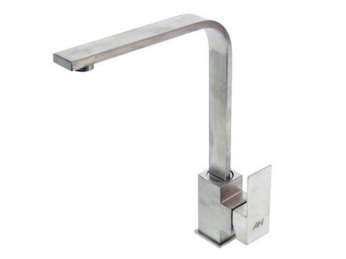 Griferia Cocina Monocomando Canilla Curvo Ah001S Alpina