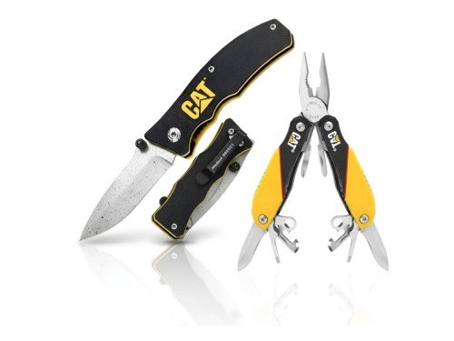 Pinza Multiherramienta Mas Cuchillo Pegable Caterpillar